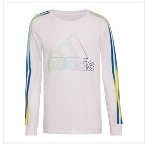 Adidas Boys Arcade Tee Long Sleeve Size 14/16 NWOT